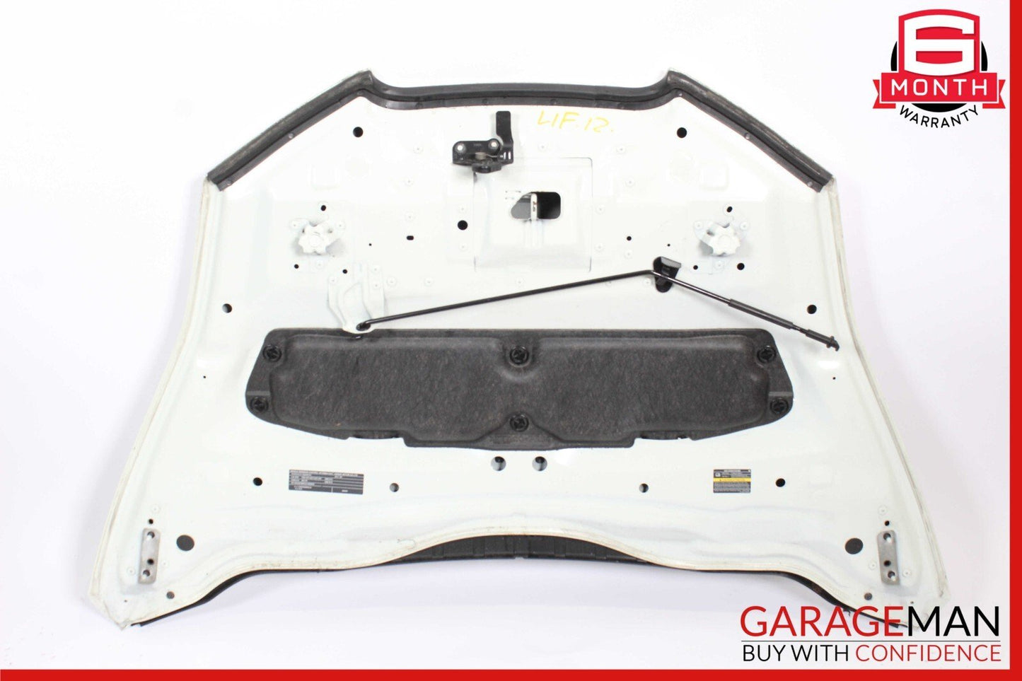 11-12 Nissan Leaf Front Hood Bonnet Panel Assembly White OEM