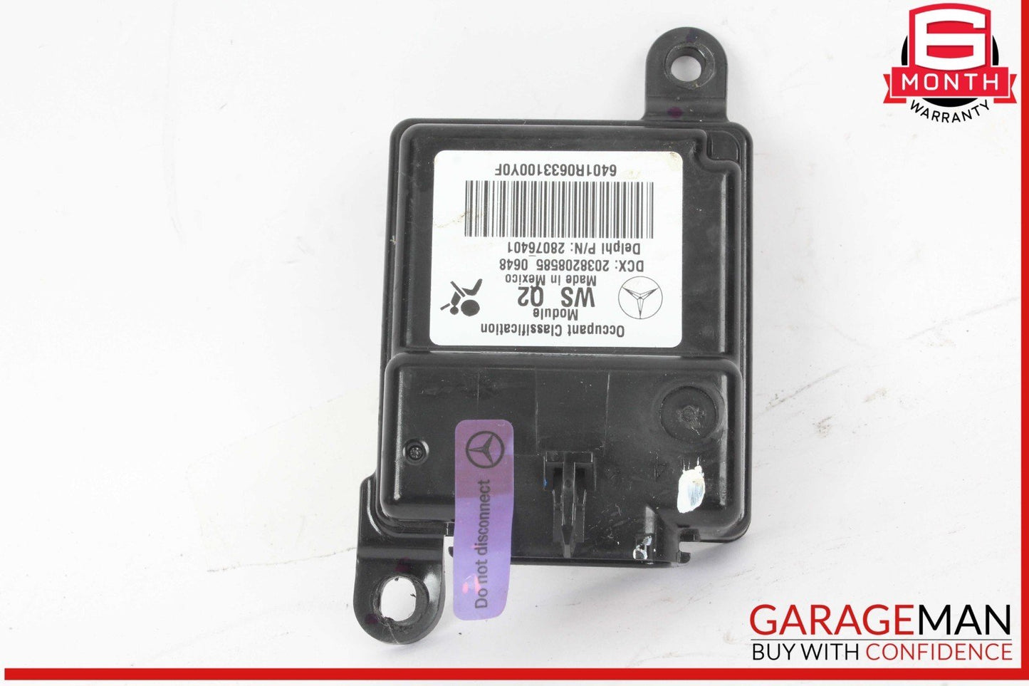 05-07 Mercedes W203 C230 C350 Front Right Side Seat Occupancy Sensor Module OEM