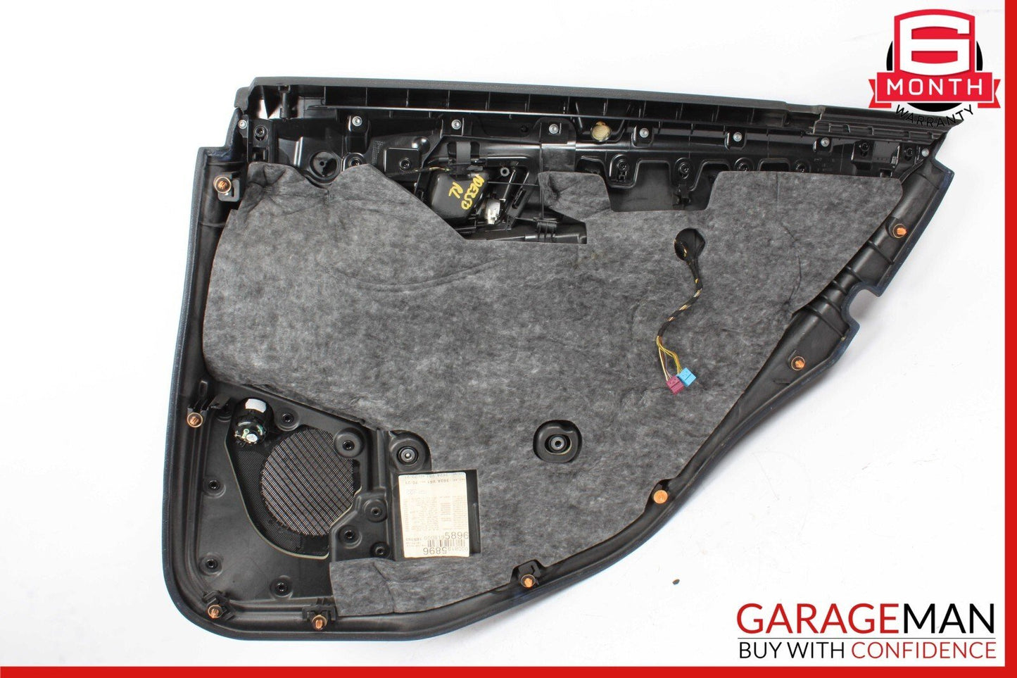 10-13 Mercedes W212 E350 E550 E400 Rear Left Side Interior Door Panel Assy Grey