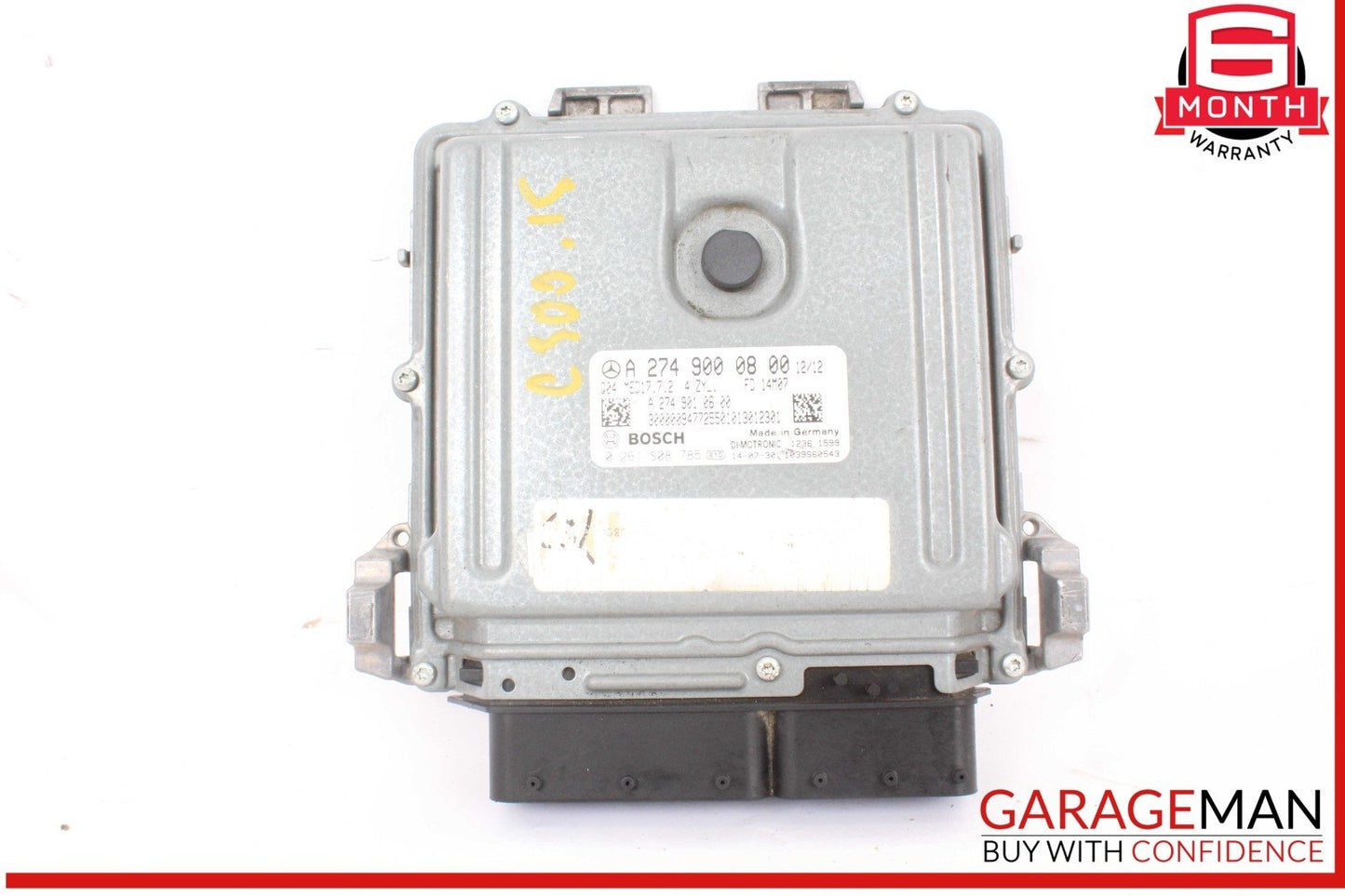 15-20 Mercedes W205 C300 GLC350e E300 M274 2.0L ECU ECM Engine Control Module