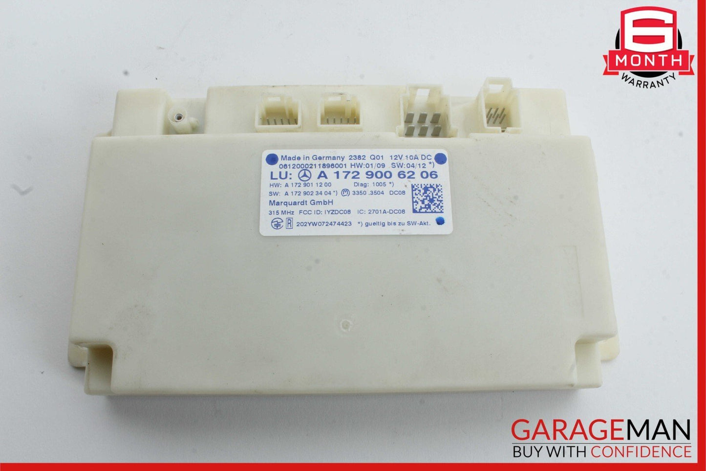 10-15 Mercedes R172 SLK250 C300 Keyless Go Entry Control Module 1729007900 OEM
