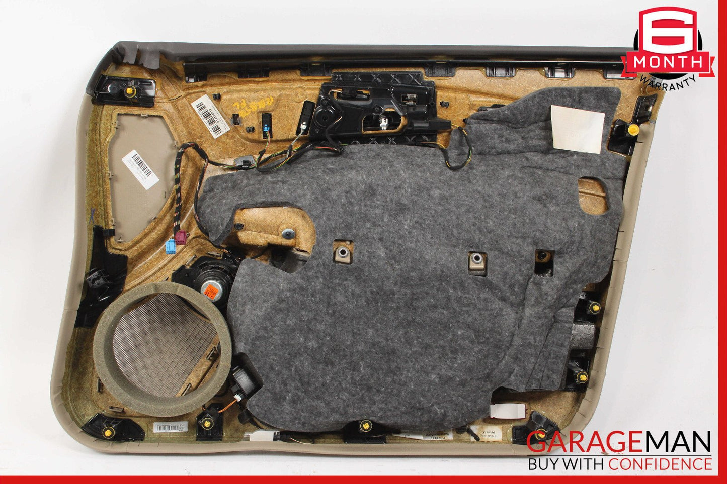 12-14 Mercedes W218 CLS550 Front Left Driver Side Interior Door Panel Beige OEM
