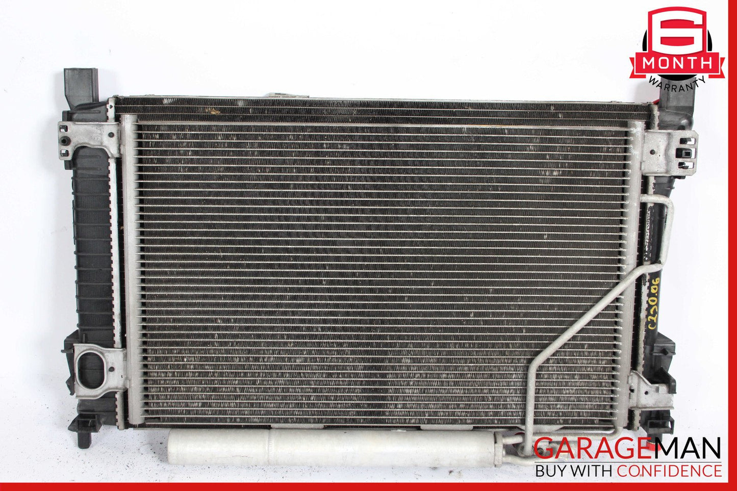 06-07 Mercedes W203 C230 C350 CLK350 Engine Cooling Radiator AC A/C Condenser