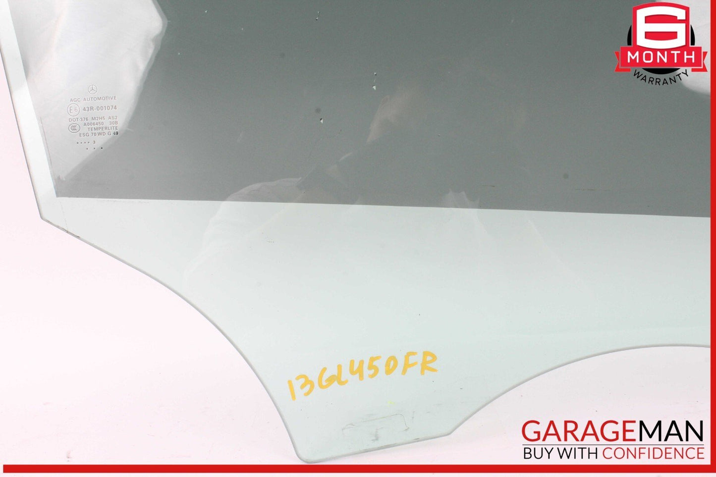 12-19 Mercedes X166 GL450 GLE43 AMG GLS550 Front Right Door Window Glass Clear OEM