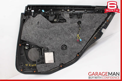 14-16 Mercedes W212 E350 E550 Rear Left Interior Door Panel Trim Cover Black OEM