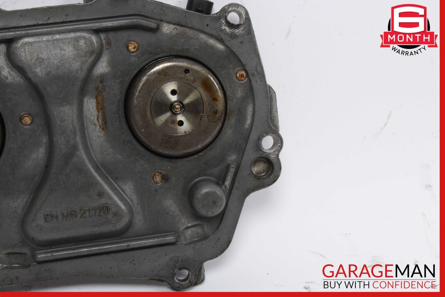 12-18 Mercedes W212 E350 E550 Front Left / Right Engine Timing Chain Cover Plate