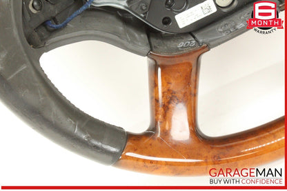 07-10 Mercedes W221 S550 4 Spoke Steering Wheel w/ Paddle Shifters OEM