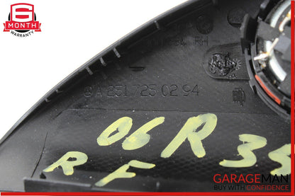 06-10 Mercedes W251 R350 Left & Right Side Door Corner Tweeter Speaker Black OEM
