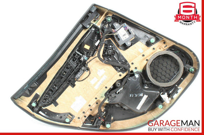 14-17 Maserati Ghibli Rear Right Side Complete Interior Door Panel Black OEM