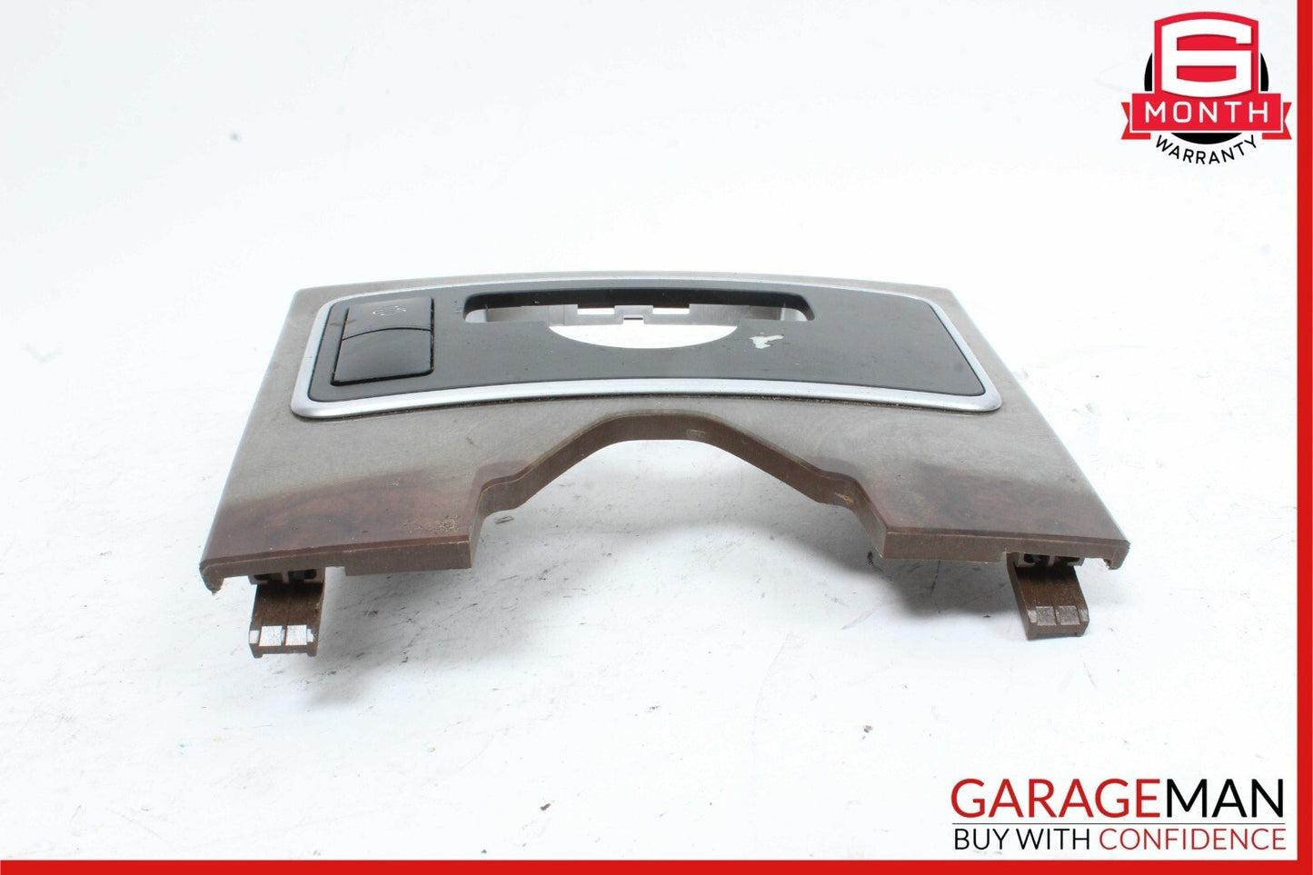 10-13 Mercedes W212 E350 4MATIC E550 Center Console Switch Trim Bezel Wood OEM