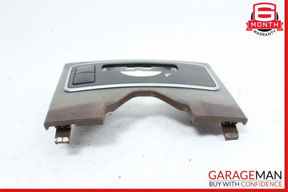10-13 Mercedes W212 E350 4MATIC E550 Center Console Switch Trim Bezel Wood OEM
