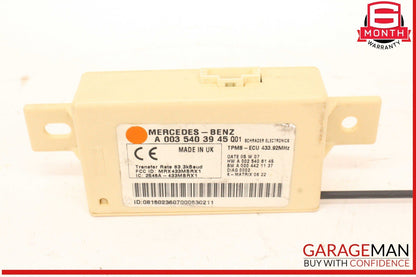 05-11 Mercedes W209 CLK350 Tire Pressure Monitor System TPMS Control Module OEM