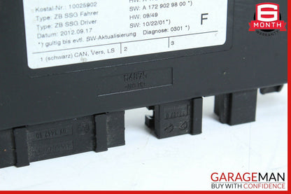 10-18 Mercedes R172 SLK250 CLS400 Front Left Seat Control Module 1729007500 OEM