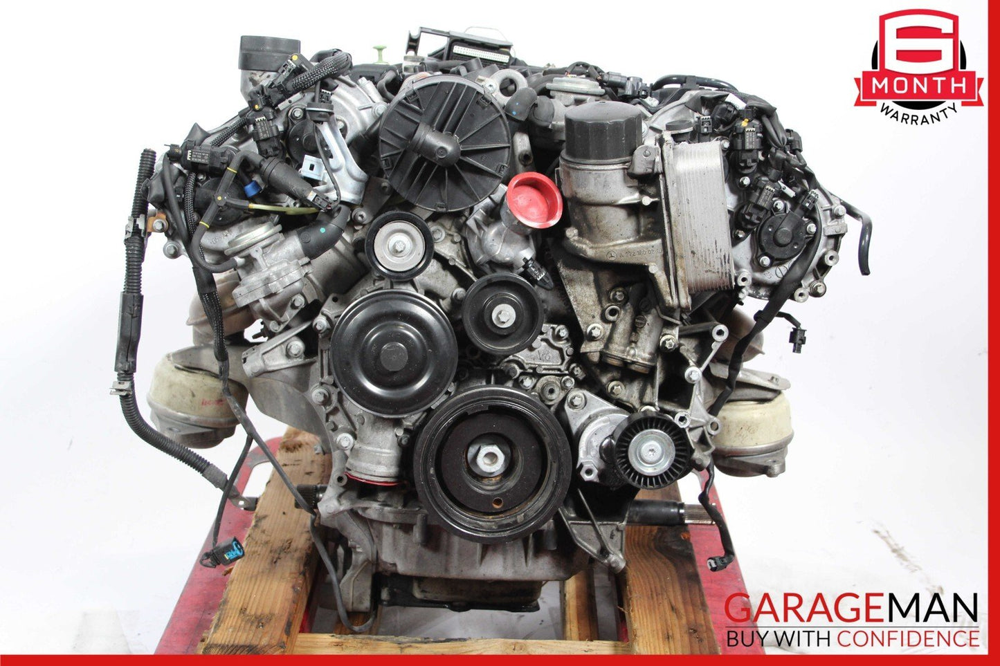 10-11 Mercedes W212 E350 4Matic AWD 3.5L V6 Engine Motor Block Assembly 138k