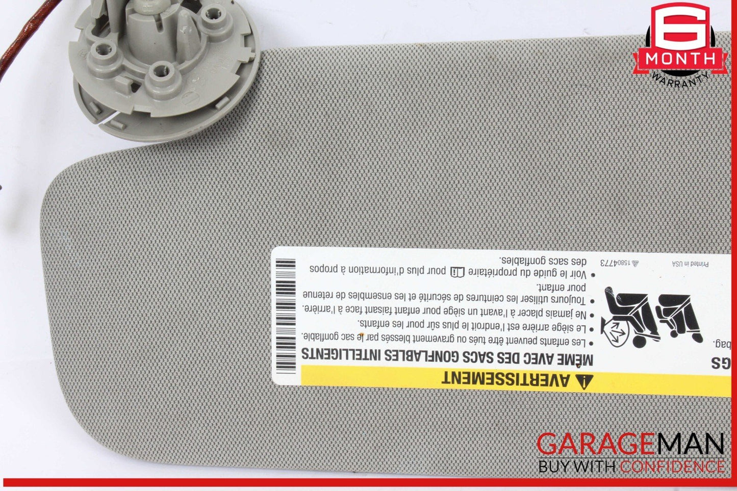 14-19 Cadillac CTS V-Sport Front Right Passenger Side Sunvisor Sun Visor OEM