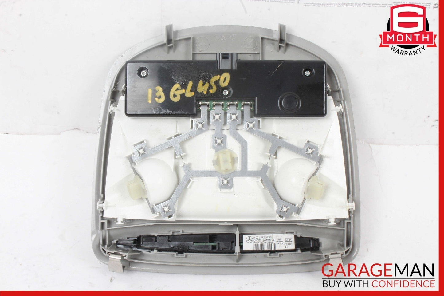 12-19 Mercedes X166 GL450 GLE350 Interior Roof Compartment Reading Light Lamp