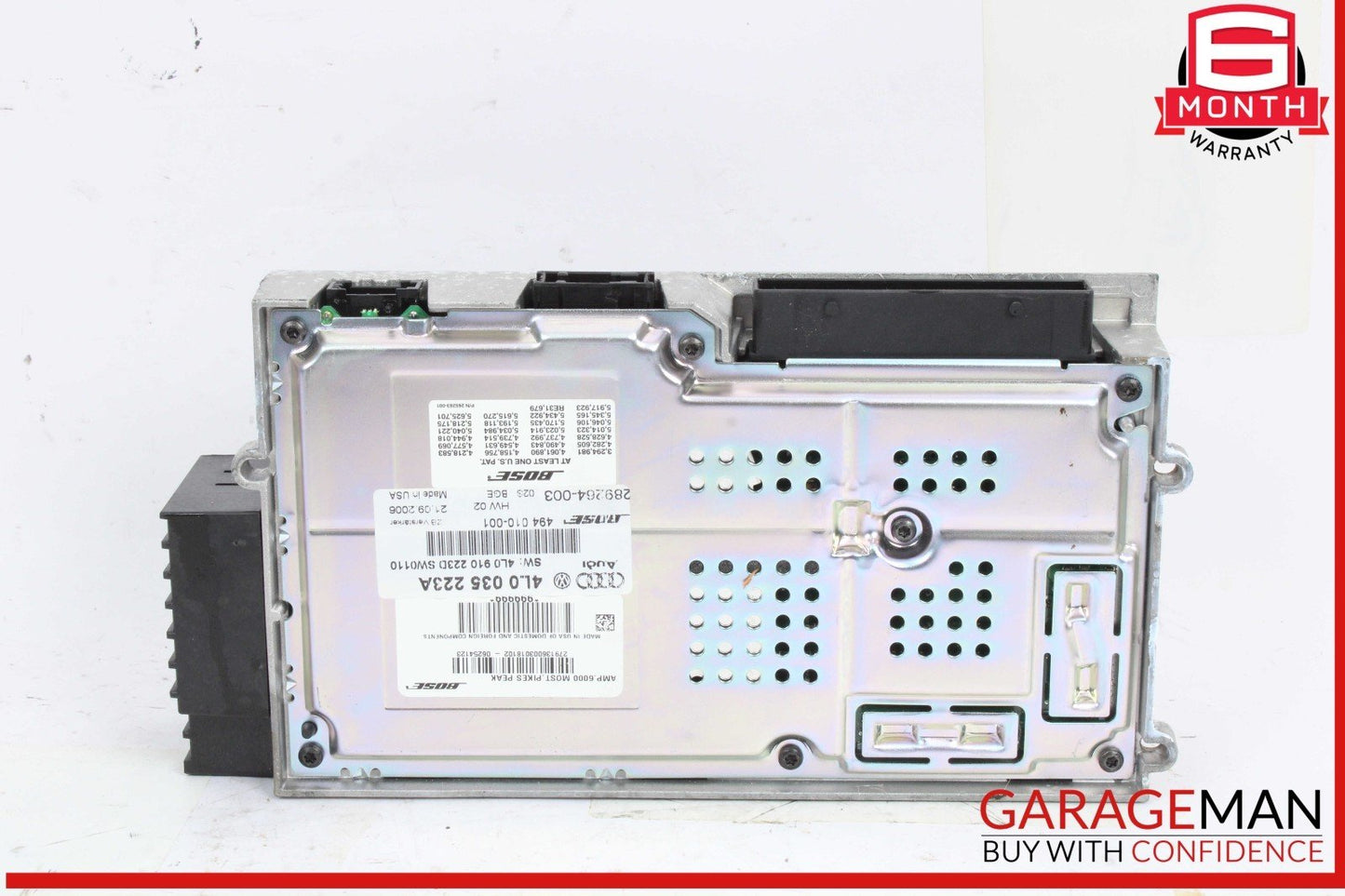 07-10 Audi Q7 Audio Radio Bose Sound AMP Amplifier AMP 4L0035223D OEM