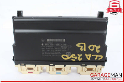 14-18 Mercedes W117 CLA250 Front Right Seat Control Module Unit 1669006107 OEM