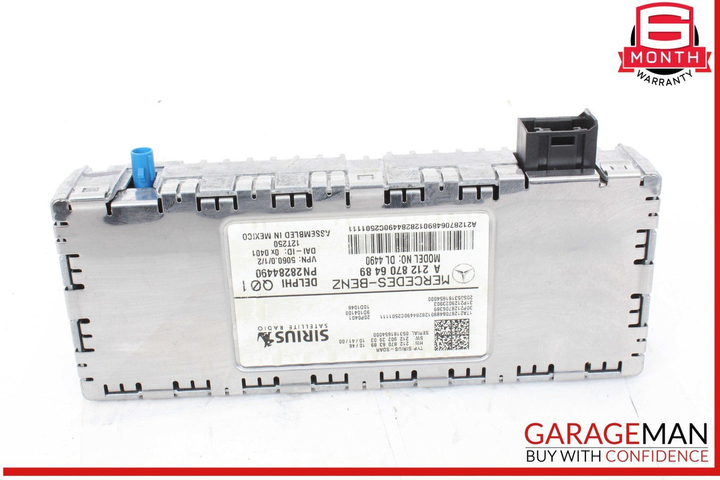 13-19 Mercedes X166 GL450 Sirius Satellite Radio Receiver 2128705689 OEM