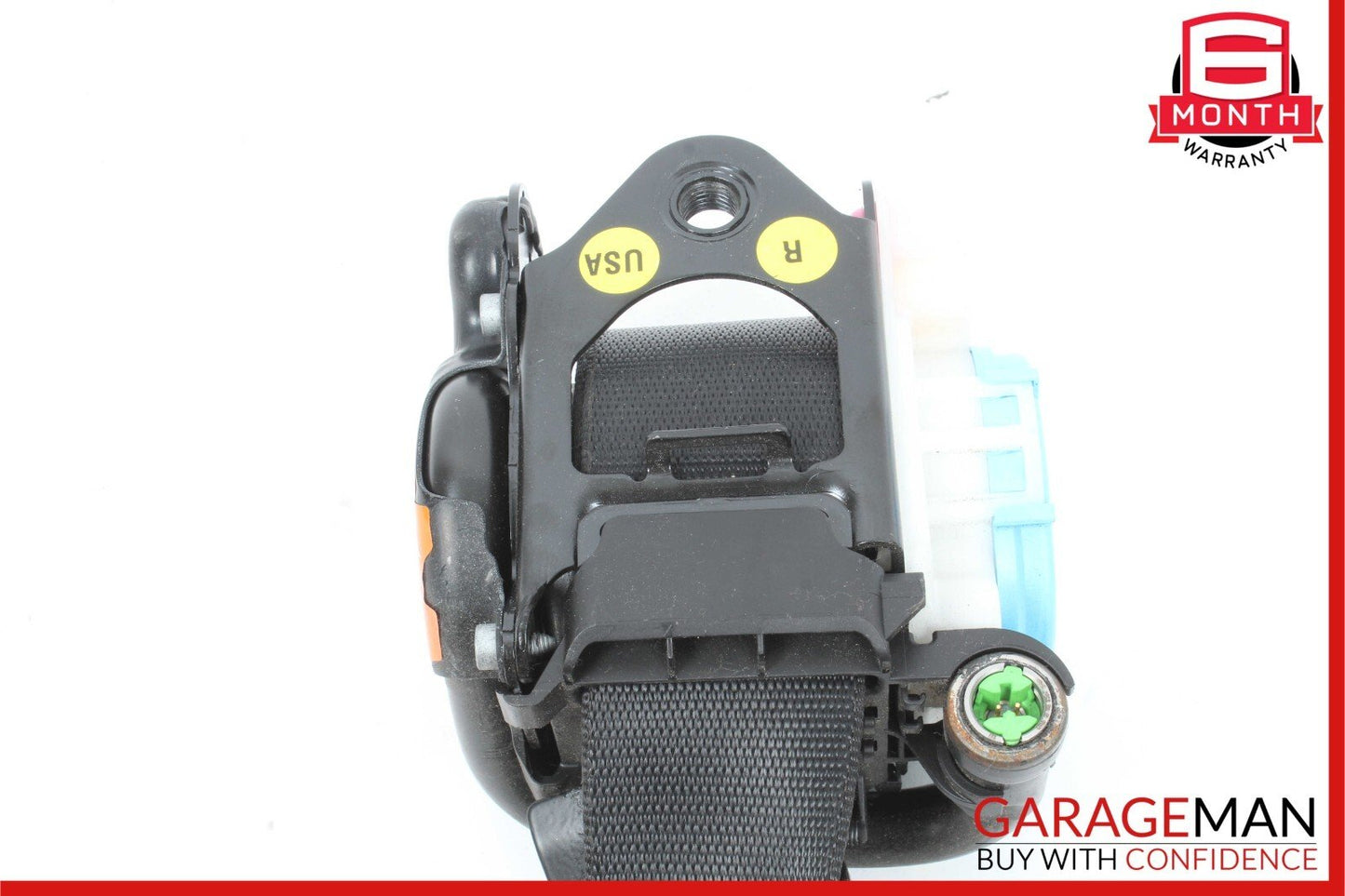 12-14 Mercedes W204 C250 C350 Front Right Side Seat Belt Retractor Black OEM