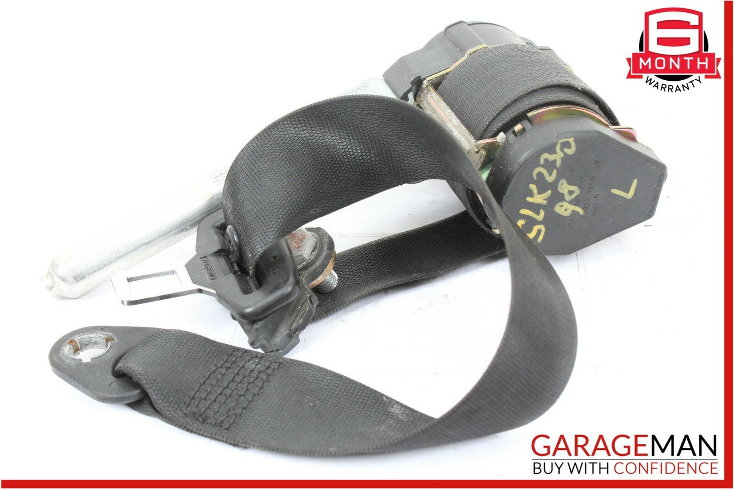97-00 Mercedes R170 SLK230 Front Left Side Seat Belt Seatbelt Retractor Assembly