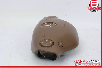 07-10 Mercedes W221 S550 CL550 Steering Wheel Airbag Air Bag Brown OEM