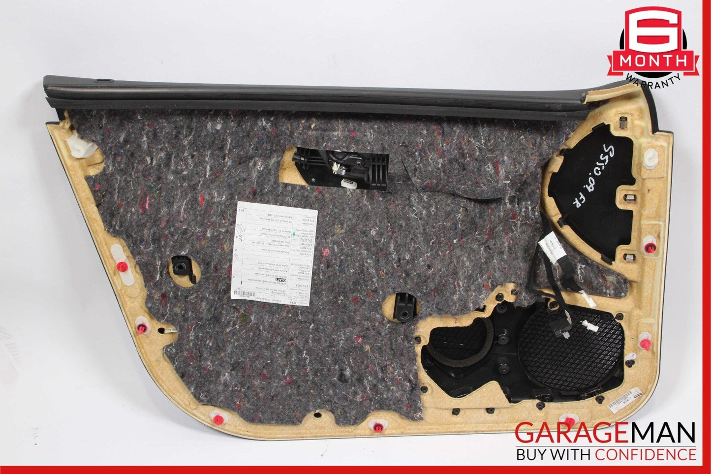 07-09 Mercedes W221 S450 S550 Front Right Interior Door Panel Assembly Black OEM