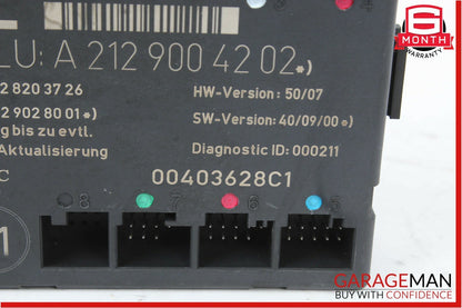 08-15 Mercedes W204 C250 Front Left Driver Side Door Controller Module Unit