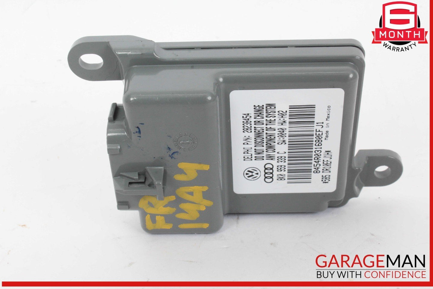 13-16 Audi A4 Front Right Passenger Side Seat Occupant Detection Control Module