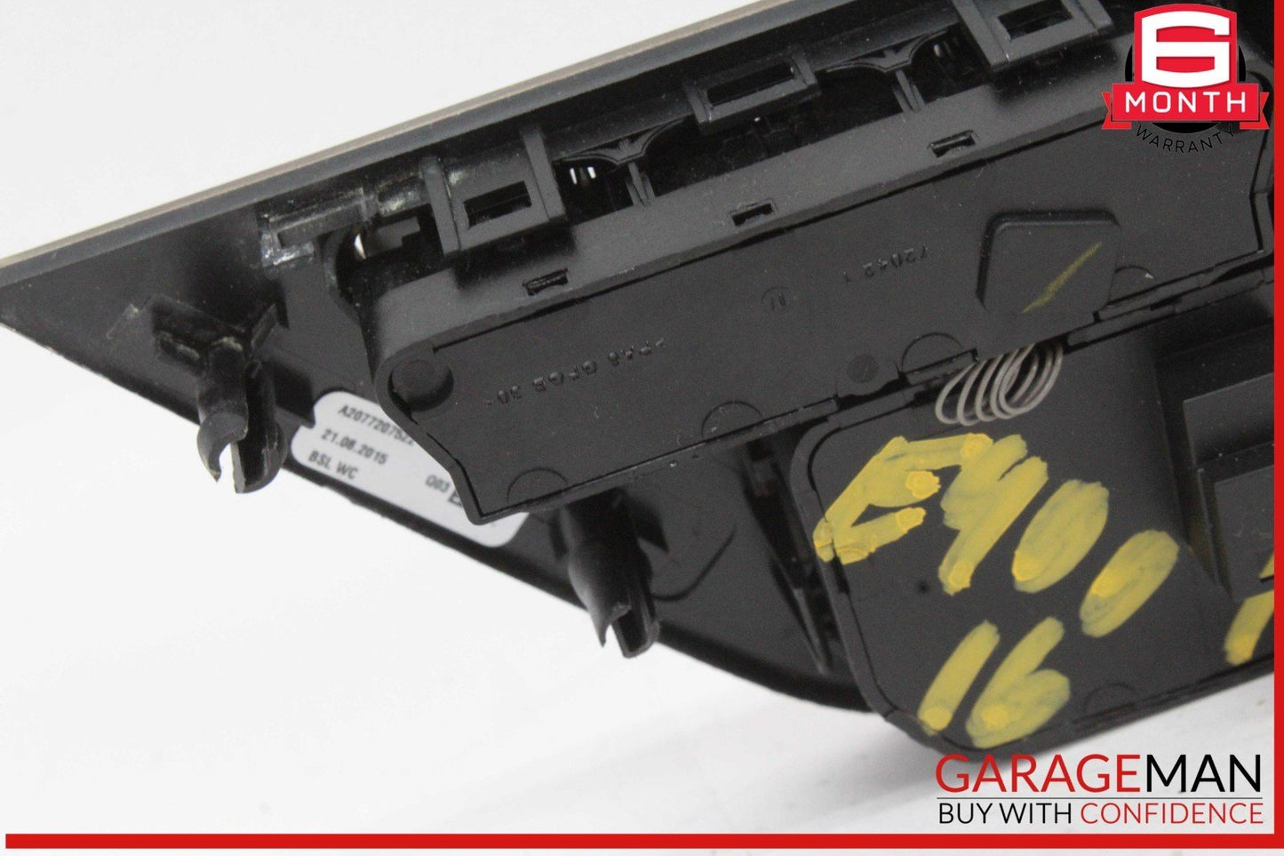 10-16 Mercedes W207 E400 E550 Front Left Side Seat Adjustment Switch w/ Trim OEM