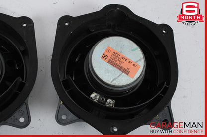 07-09 Mercedes W221 S550 Rear Left & Right Door Audio Sound Speaker Set OEM