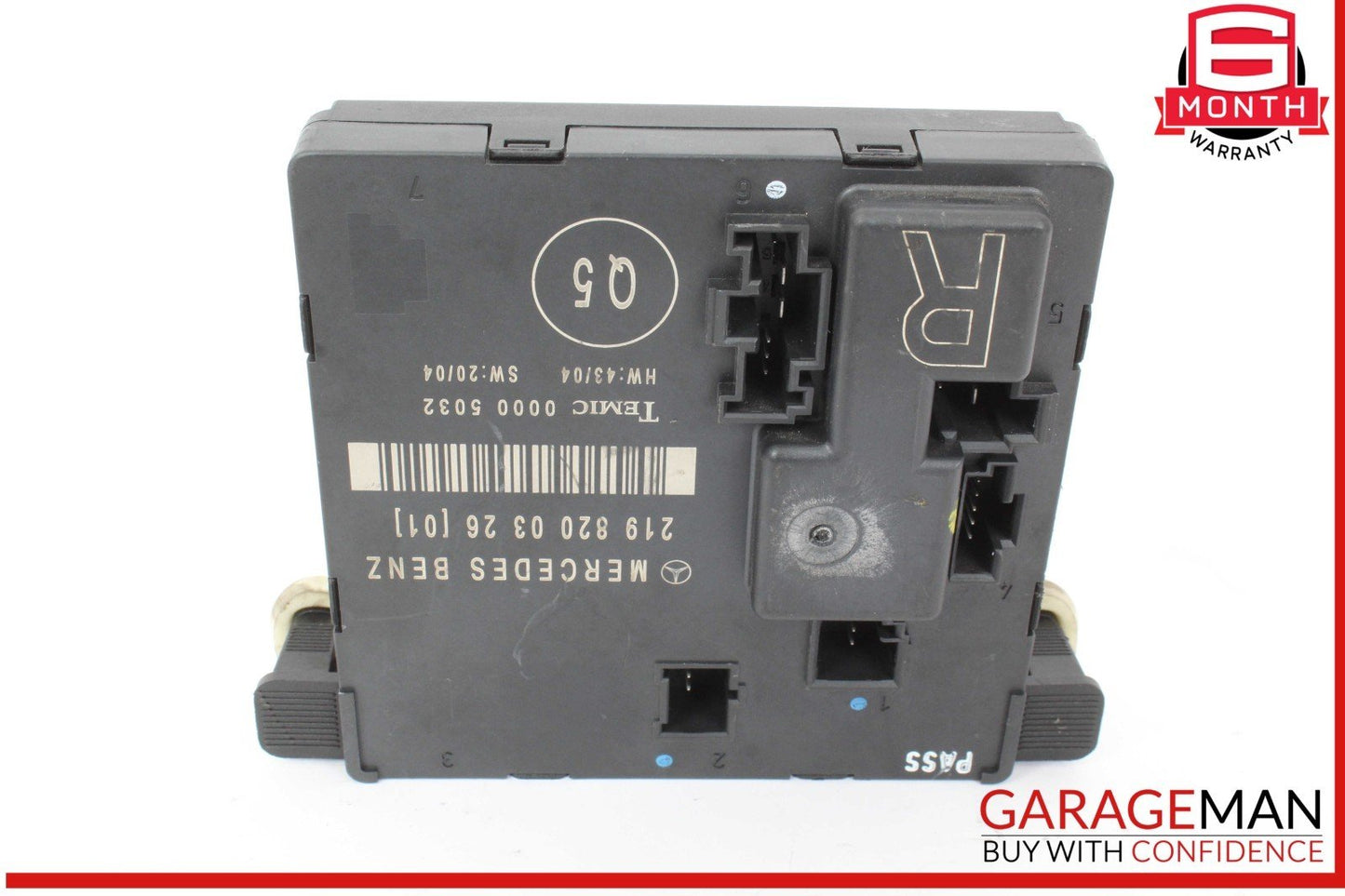 06-11 Mercedes W219 CLS550 CLS55 Rear Right Door Control Module 2198200326