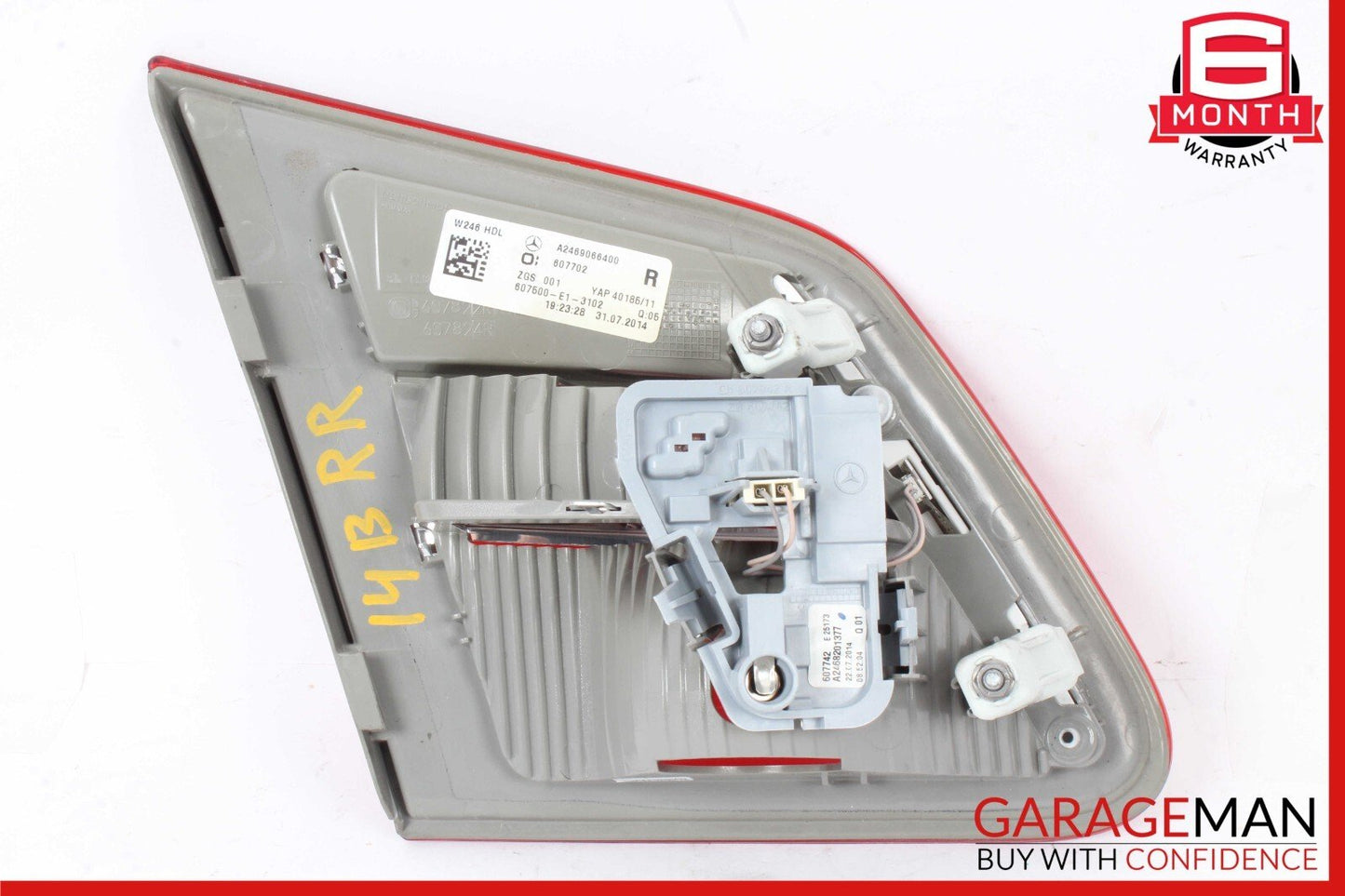 12-19 Mercedes B-Class W242 W246 Rear Right Side Tailgate Light Lamp OEM