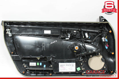 12-16 Mercedes R172 SLK350 Front Right Side Interior Door Panel Assembly Beige