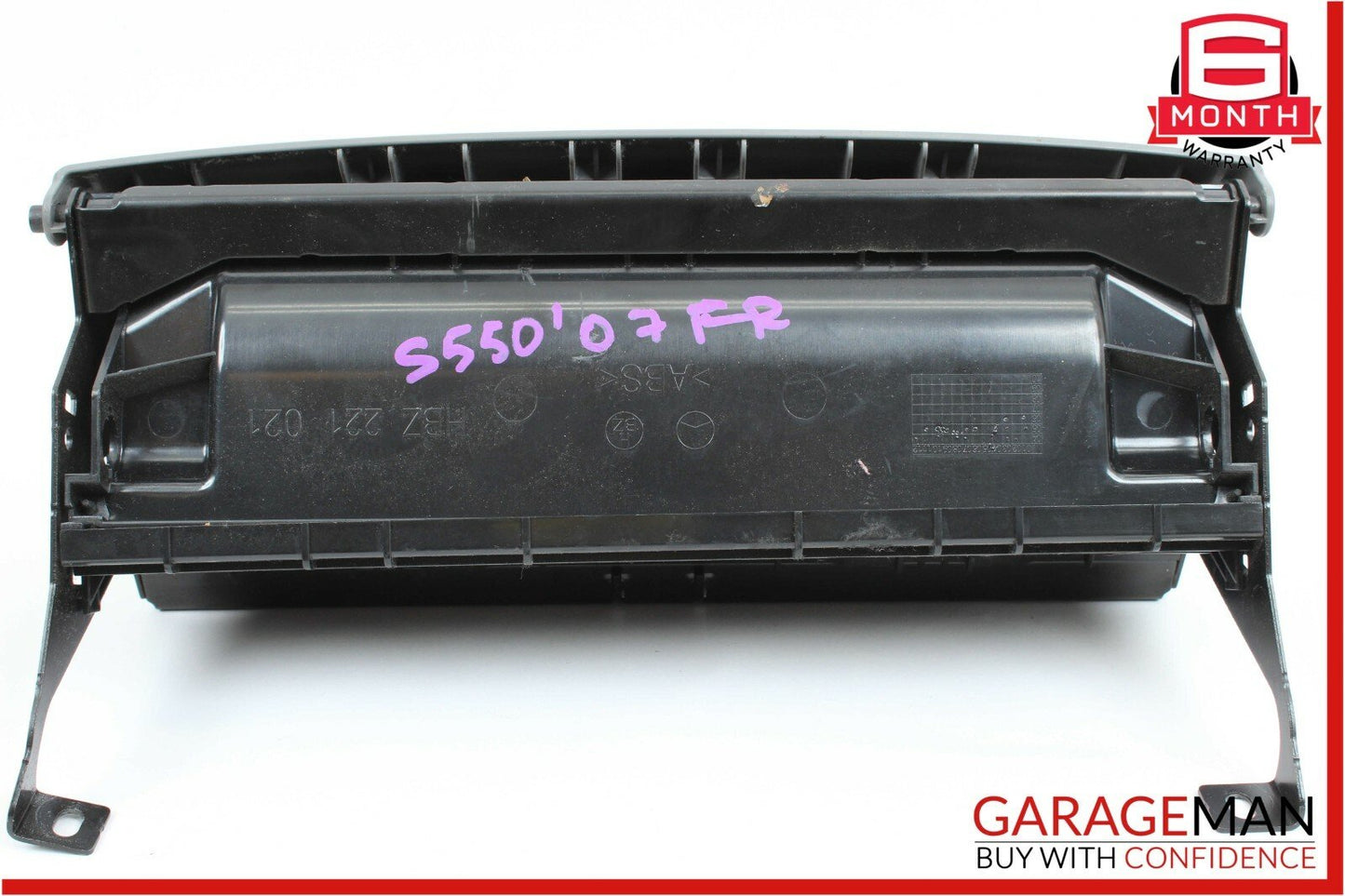 07-13 Mercedes W221 S550 Front Right Side Under Seat Storage Compartment Gray