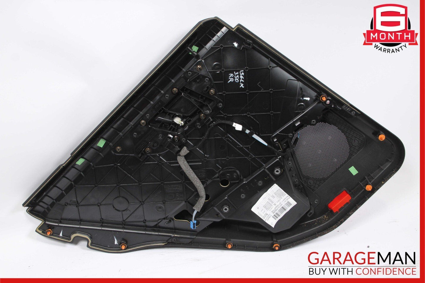 10-15 Mercedes X204 GLK350 Rear Right Passenger Side Interior Door Panel Black