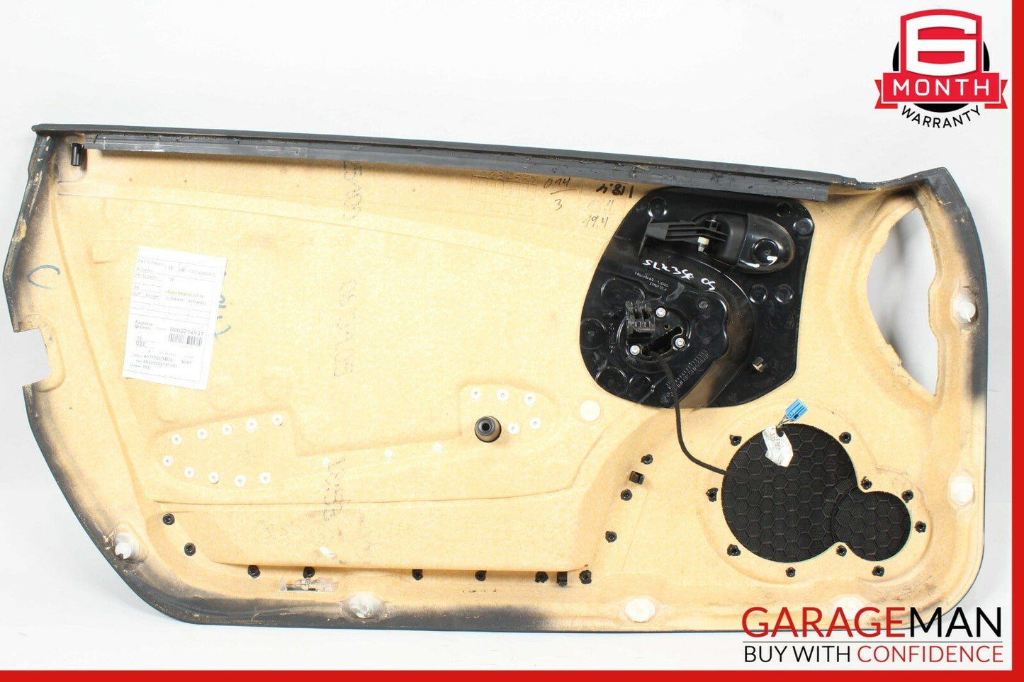 05-11 Mercedes R171 SLK280 SLK350 Front Right Interior Door Panel Cover Black