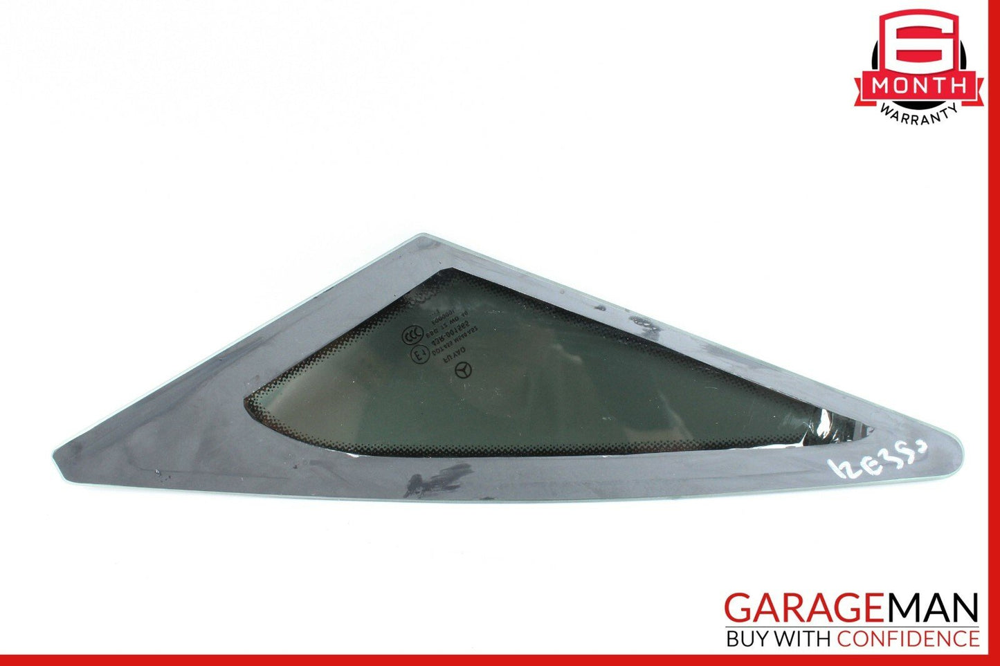 10-13 Mercedes W207 E350 E550 Coupe Rear Right Side Quarter Window Glass OEM