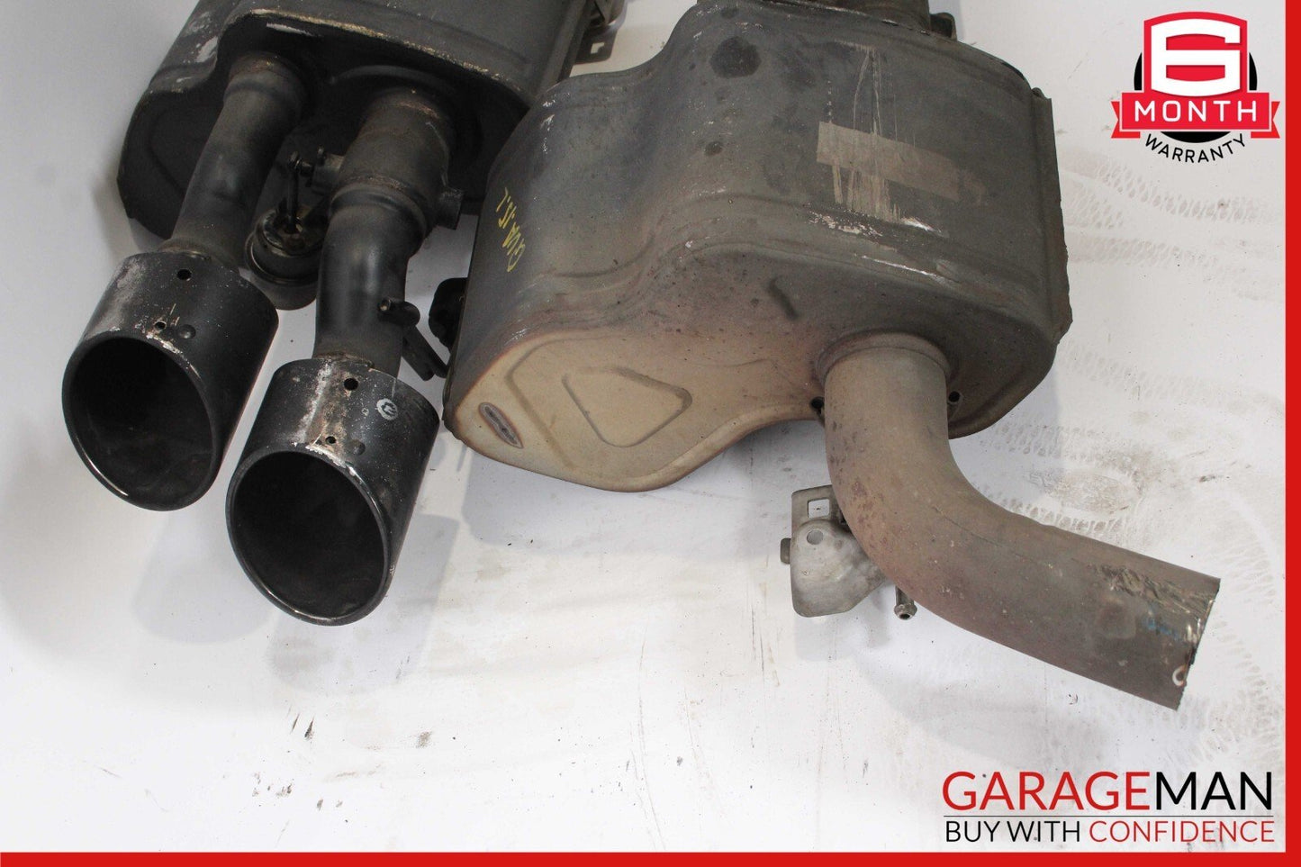 14-17 Maserati Quattroporte Rear Right & Left Exhaust Muffler Dual Tip OEM