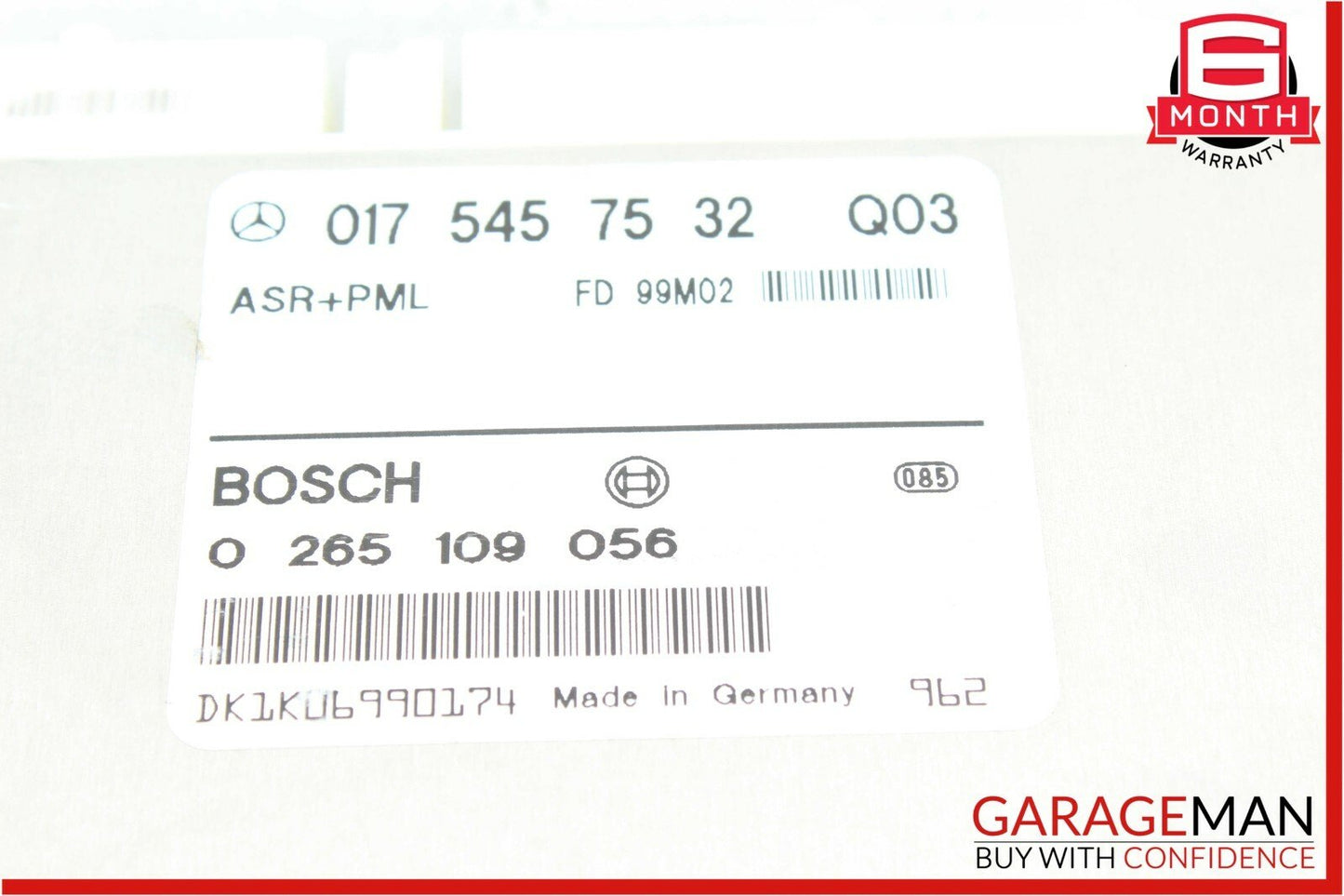 98-99 Mercedes W210 E300 E320 ASR PML Computer Control Module 0175457532 OEM