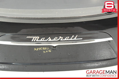 14-20 Maserati Ghibli M157 Trunk Lid Panel Assembly Gray OEM