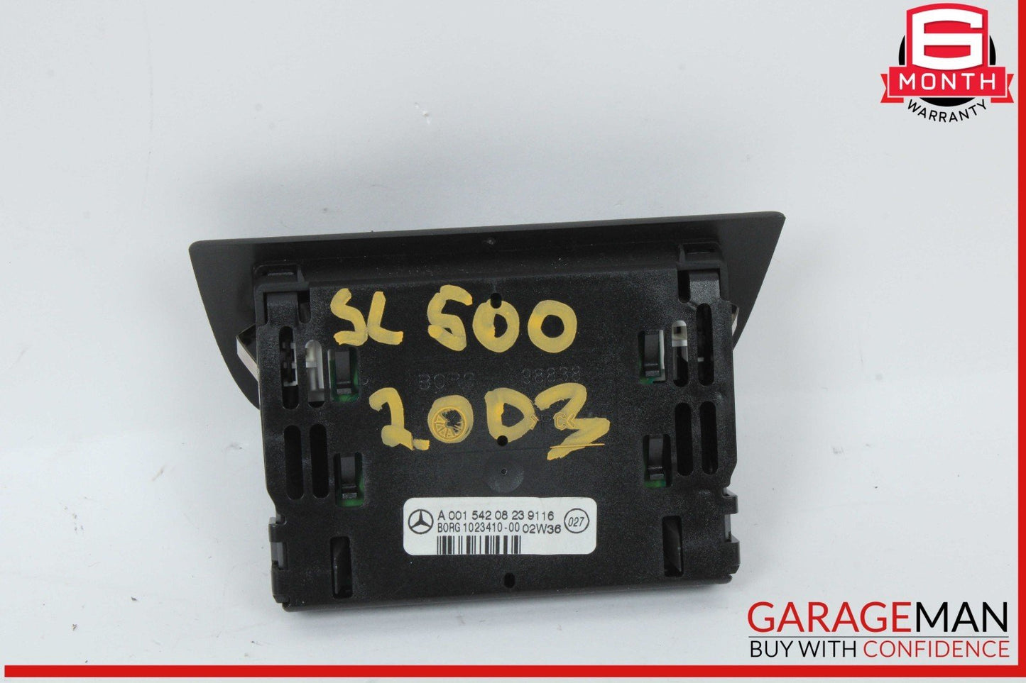 03-06 Mercedes R230 SL500 SL55 Rear Parktronic Display Buzzer 0015420823 OEM