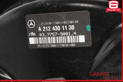 08-14 Mercedes W212 E350 Wagon Master Cylinder Power Brake Booster 2124301130