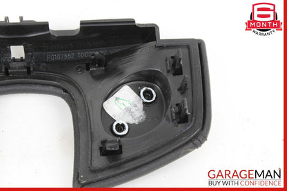 10-13 Mercedes W221 S400 S550 Center Console Trim Cover Panel Pad Black OEM