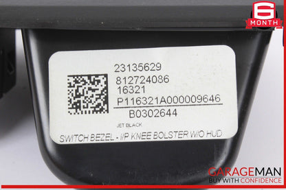 14-19 Cadillac CTS V-Sport Emergency Parking Switch Dimmer Light w/ Trim Bezel