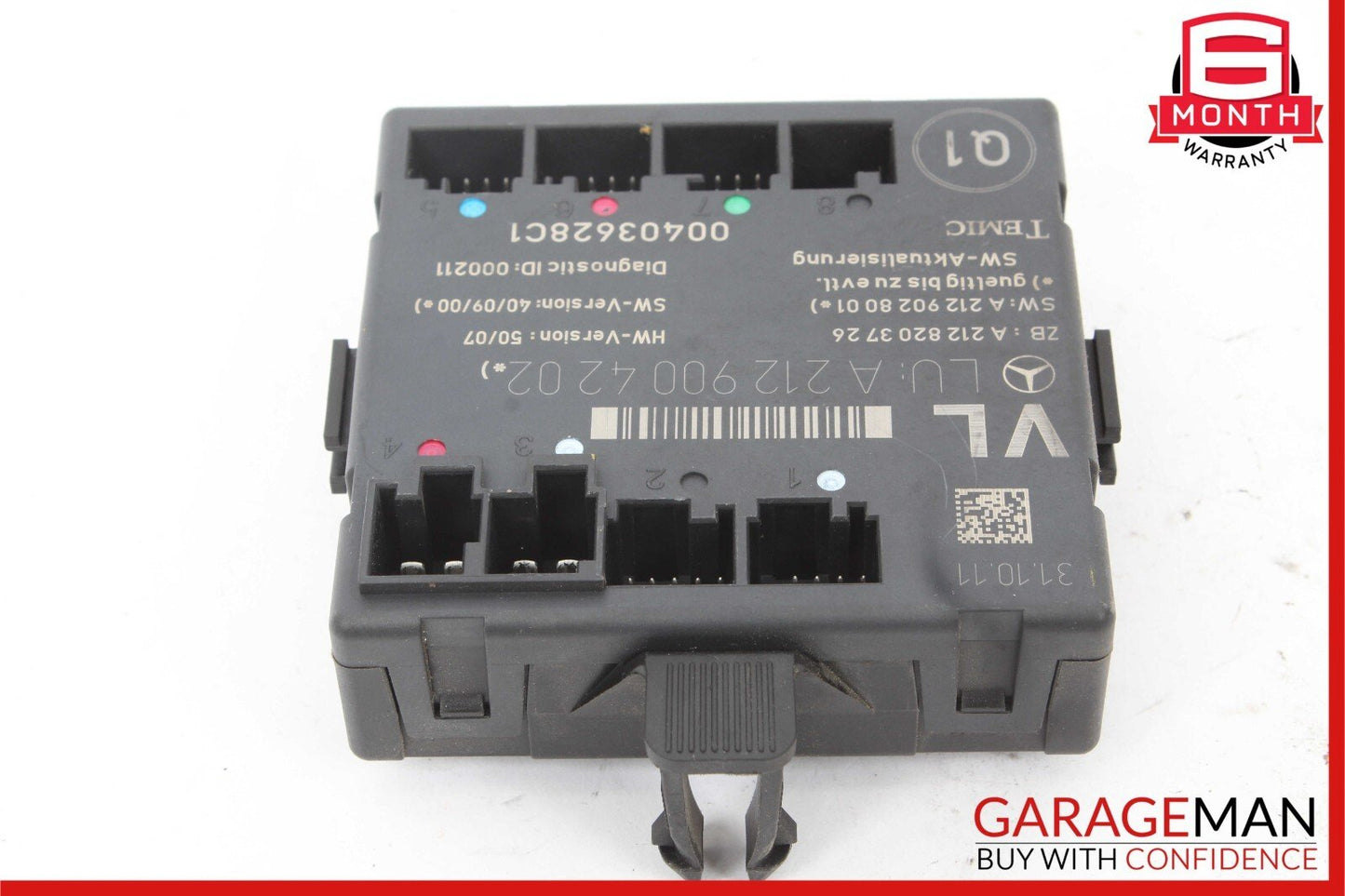 08-18 Mercedes E350 E400 C250 SLK350 Front Left Side Door Control Module Unit