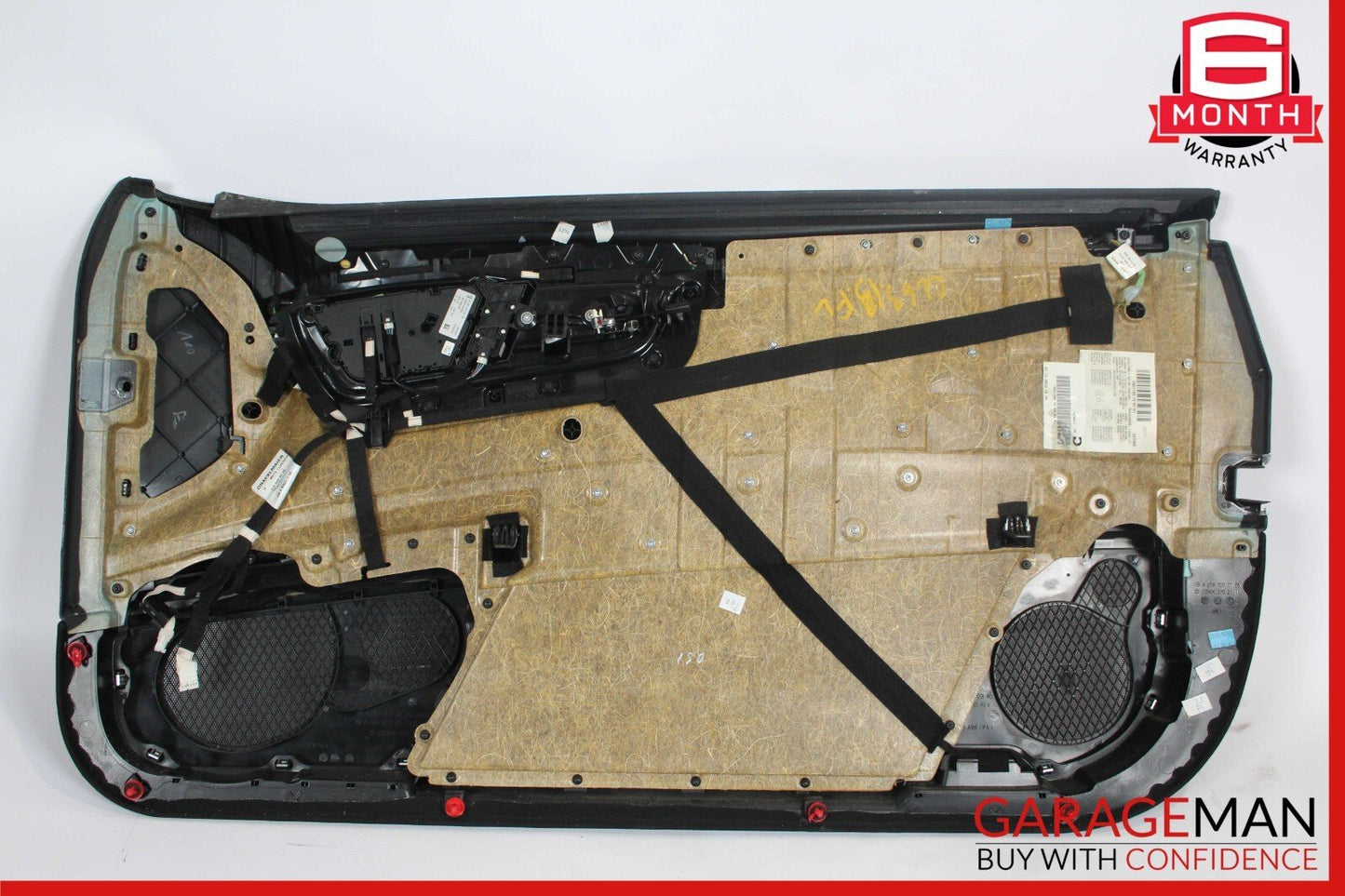 08-14 Mercedes W216 CL63 AMG Front Left Side Interior Door Panel Assy Brown