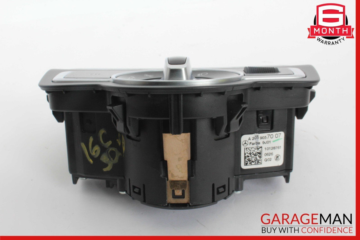15-20 Mercedes W205 C300 Head Light Headlight Control Switch Trim Assembly Black