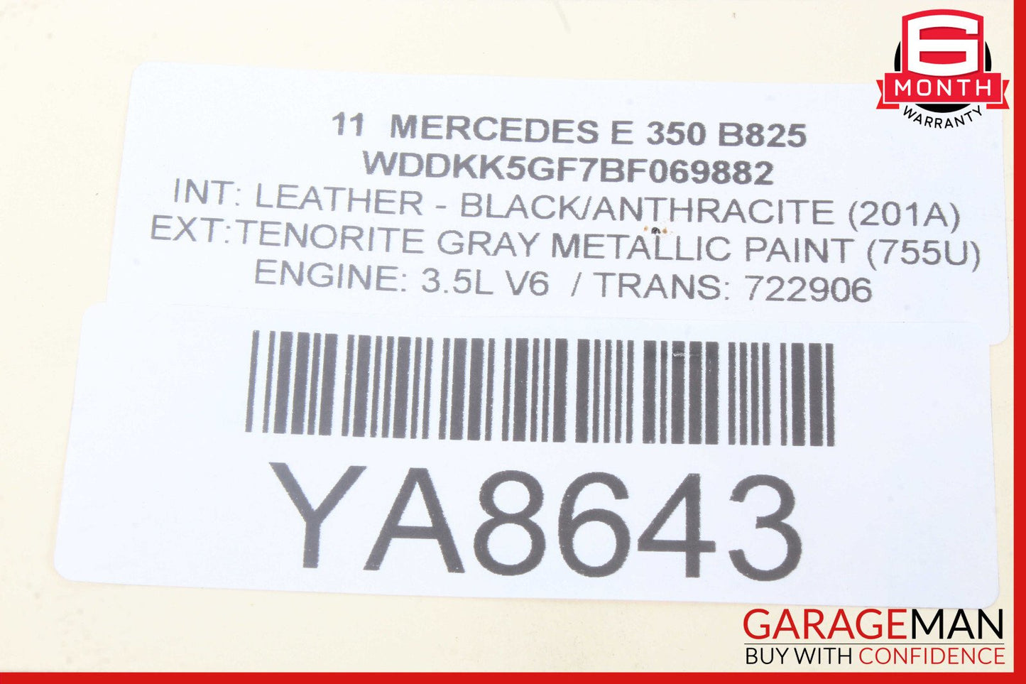 08-18 Mercedes E350 C250 SLK300 Front Left Side Seat Control Module Unit OEM