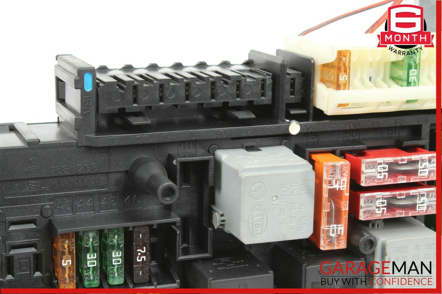 12-14 Mercedes W204 C250 C350 C63 AMG Rear SAM Fuse Box Relay Module Assembly